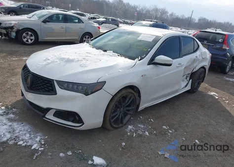 2018 Acura Tlx Tech A-Spec Pkgs from USA, damaged, VIN 19UUB3F67JA006528